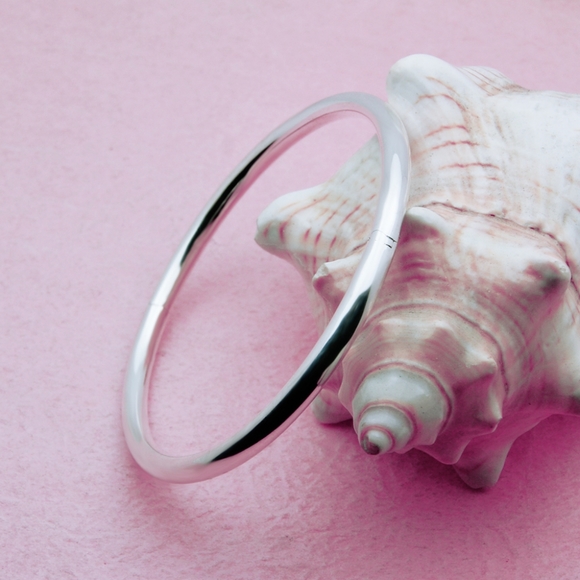 NEW Hinged Bangle Bracelet ☆ 925 Sterling Silver - Picture 3 of 16